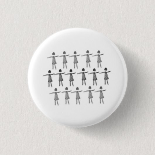 Orphan Black badge / Button - Stick Figures (Voorkant)
