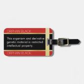 Orphan Black "Beperkte IP" Bagage Label (Voorkant horizontaal)