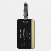 Orphan Black "Beperkte IP" Bagage Label (Achterkant verticaal)