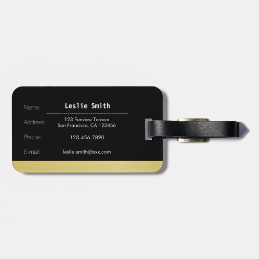 Orphan Black "Beperkte IP" Bagage Label (Achterkant horizontaal)