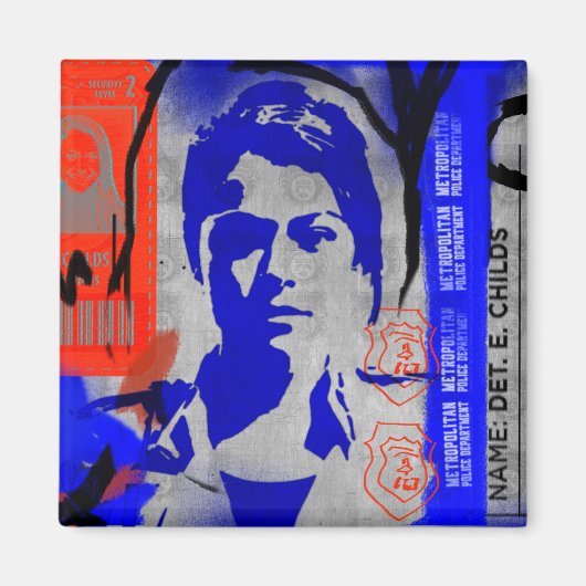 Orphan Black | Beth Childs Silhouette Magneet (Voorkant)