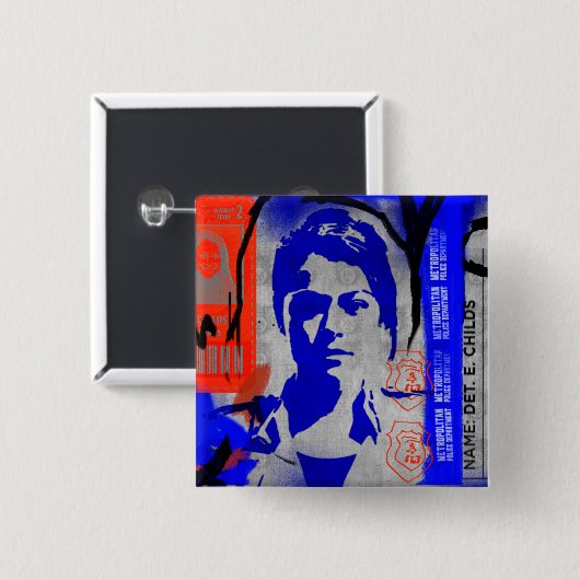 Orphan Black | Beth Childs Silhouette Vierkante Button 5,1 Cm (Voorkant /achterkant)