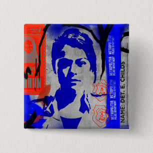 Orphan Black   Beth Childs Silhouette Vierkante Button 5,1 Cm