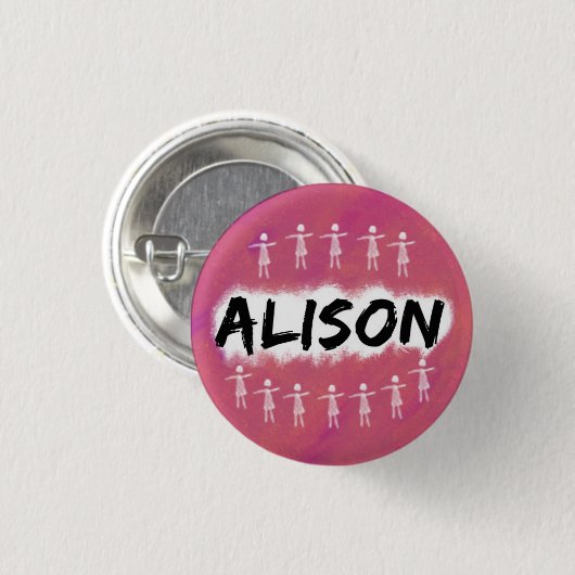 Orphan Black Button / Badge - Alison (Voorkant /achterkant)