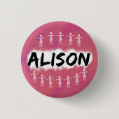 Orphan Black Button / Badge - Alison (Voorkant)