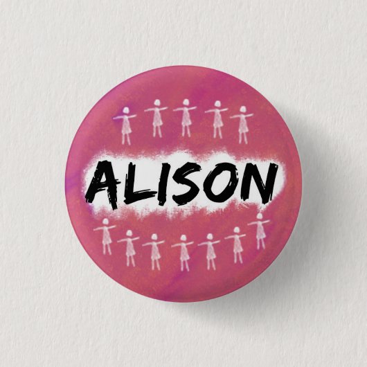 Orphan Black Button / Badge - Alison (Voorkant)