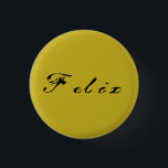 Orphan Black character Felix calligraphy antiek Ronde Button 3,2 Cm<br><div class="desc">felix is een personage uit de TVshow Orphan Black,  calligrafie</div>