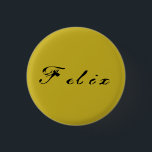 Orphan Black character Felix calligraphy antiek Ronde Button 3,2 Cm<br><div class="desc">felix is een personage uit de TVshow Orphan Black,  calligrafie</div>