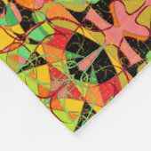 Orphan Black citeert abstracte kunst maakt gekkenw Fleece Deken (Hoek)