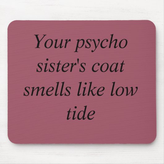 Orphan Black citeert de geur van je psycho zus Muismat (Voorkant)