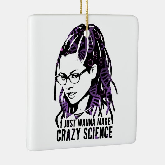 Orphan Black | Cosima - Crazy Science Keramisch Ornament (Rechts)