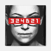 Orphan Black | Cosima — Label-nummer Magneet (Voorkant)