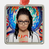 Orphan Black | Cosima Niehaus - Geek Chic Metalen Ornament (Voorkant)