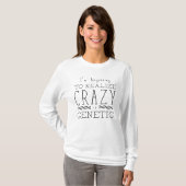 Orphan Black | Crazy is Genetisch T-shirt (Voorkant volledig)
