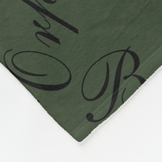 Orphan Black cursief gebogen tegel Fleece Deken (Hoek)