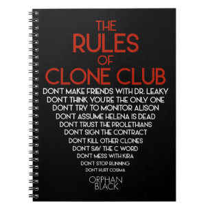 Orphan Black De regels van Clone Club Notitieboek
