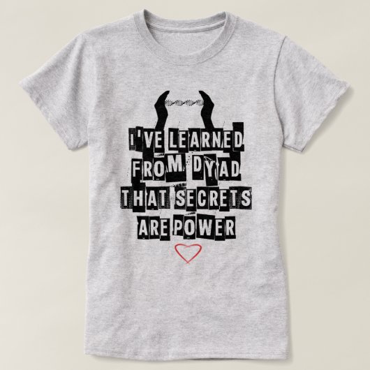 Orphan Black | Dyad Secrets Design T-Shirt (Design voorkant)