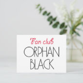Orphan Black fan club Briefkaart (Staand voorkant)