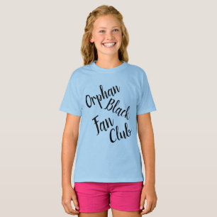 Orphan Black Fan Club tilty script schrijven T-shirt