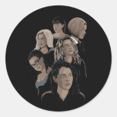 Orphan Black Geïllustreerde Sticker (Voorkant)