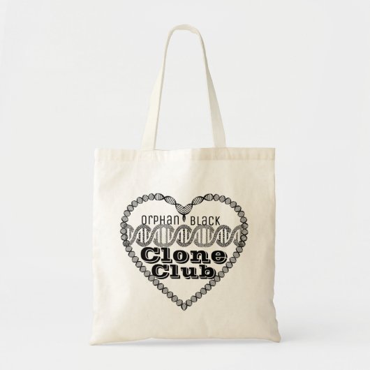 Orphan Black Heart DNA Clone Club Canvas tas (Voorkant)