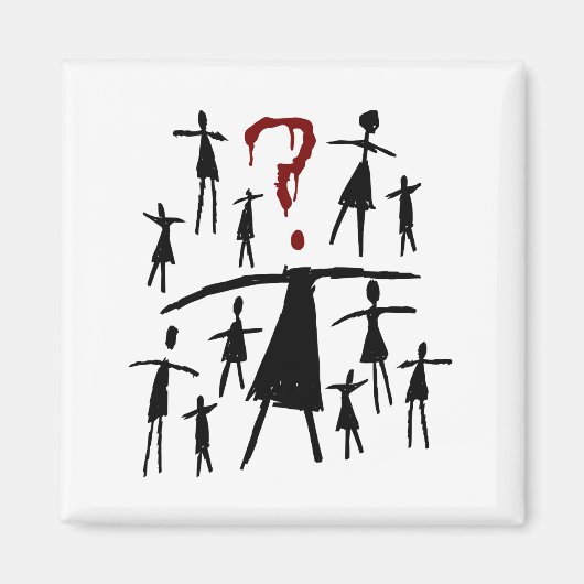 Orphan Black | Helena - Clone Sketch Magneet (Voorkant)