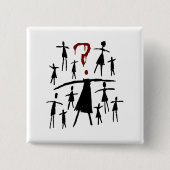 Orphan Black | Helena - Clone Sketch Vierkante Button 5,1 Cm (Voorkant)