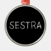 Orphan Black | Helena - Zus Metalen Ornament (Voorkant)