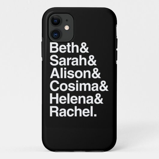 Orphan Black | Helvetica-ontwerp Case-Mate iPhone Case (Achterkant)