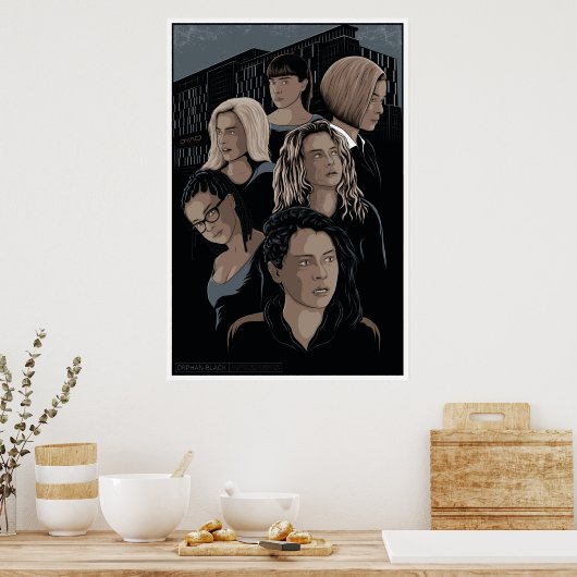 Orphan Black Illustrated Poster (Keuken)
