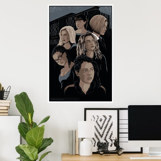 Orphan Black Illustrated Poster (Thuiskantoor)