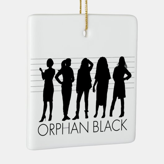 Orphan Black | Karakter Silhouette Keramisch Ornament (Rechts)