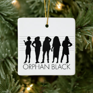 Orphan Black   Karakter Silhouette Keramisch Ornament