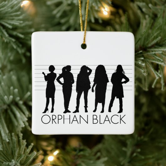 Orphan Black | Karakter Silhouette Keramisch Ornament (Boom)