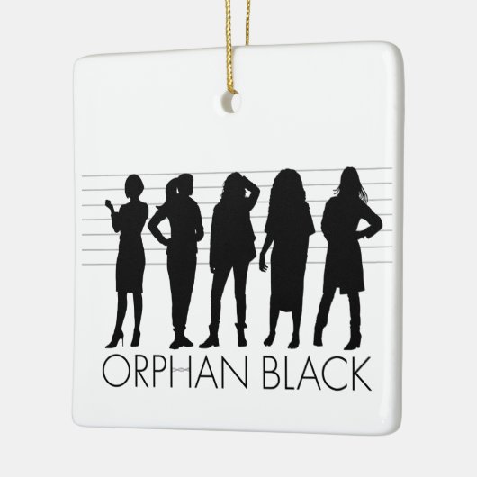 Orphan Black | Karakter Silhouette Keramisch Ornament (Links)