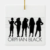 Orphan Black | Karakter Silhouette Keramisch Ornament (Achterkant)