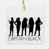 Orphan Black | Karakter Silhouette Keramisch Ornament (Voorkant)