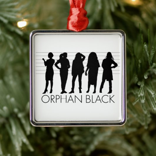 Orphan Black | Karakter Silhouette Metalen Ornament (Boom)