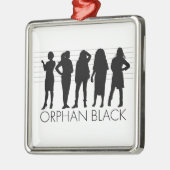 Orphan Black | Karakter Silhouette Metalen Ornament (Links)