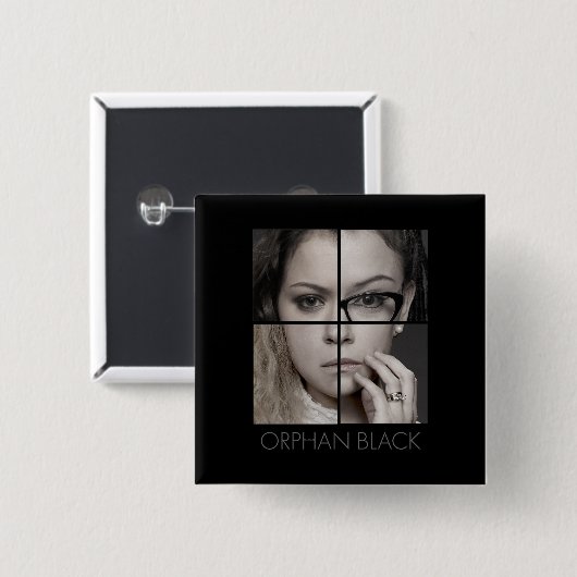 Orphan Black | Kloon Vierkante Button 5,1 Cm (Voorkant /achterkant)