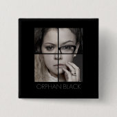 Orphan Black | Kloon Vierkante Button 5,1 Cm (Voorkant)