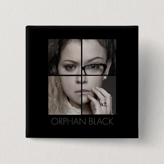 Orphan Black | Kloon Vierkante Button 5,1 Cm (Voorkant)