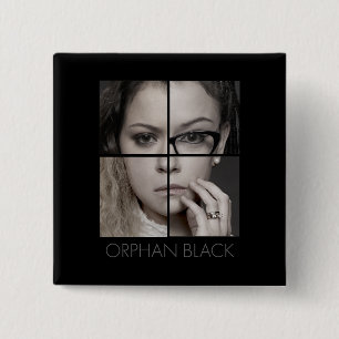 Orphan Black   Kloon Vierkante Button 5,1 Cm