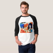 Orphan Black | Koel Abstracte MK-schets T-shirt (Voorkant volledig)