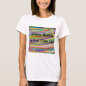 Orphan Black-levenlid regenboogkunst abstracte kun T-shirt (Voorkant)