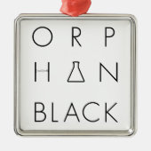 Orphan Black | Logo raster Metalen Ornament (Voorkant)