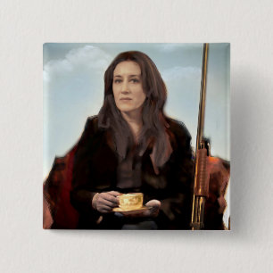 Orphan Black   Mevrouw S - Cool Feminist Vierkante Button 5,1 Cm