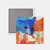 Orphan Black | MK - Sheep Mask Silhouette Magneet (Voorkant / Achterkant)