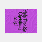 Orphan Black quote holt freakin kersttaart Fleece Deken (Voorkant (Horizontaal))