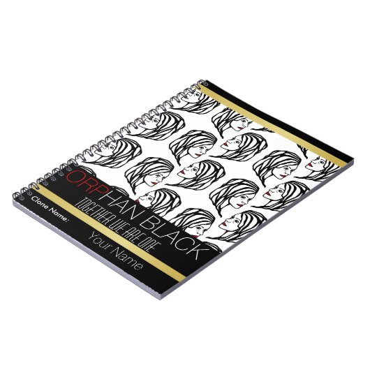 Orphan Black "Samen zijn we één"-laptop Notitieboek (Linkerzijde)